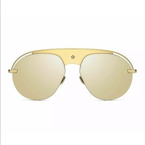 Dior Gold Aviator Sunglasses